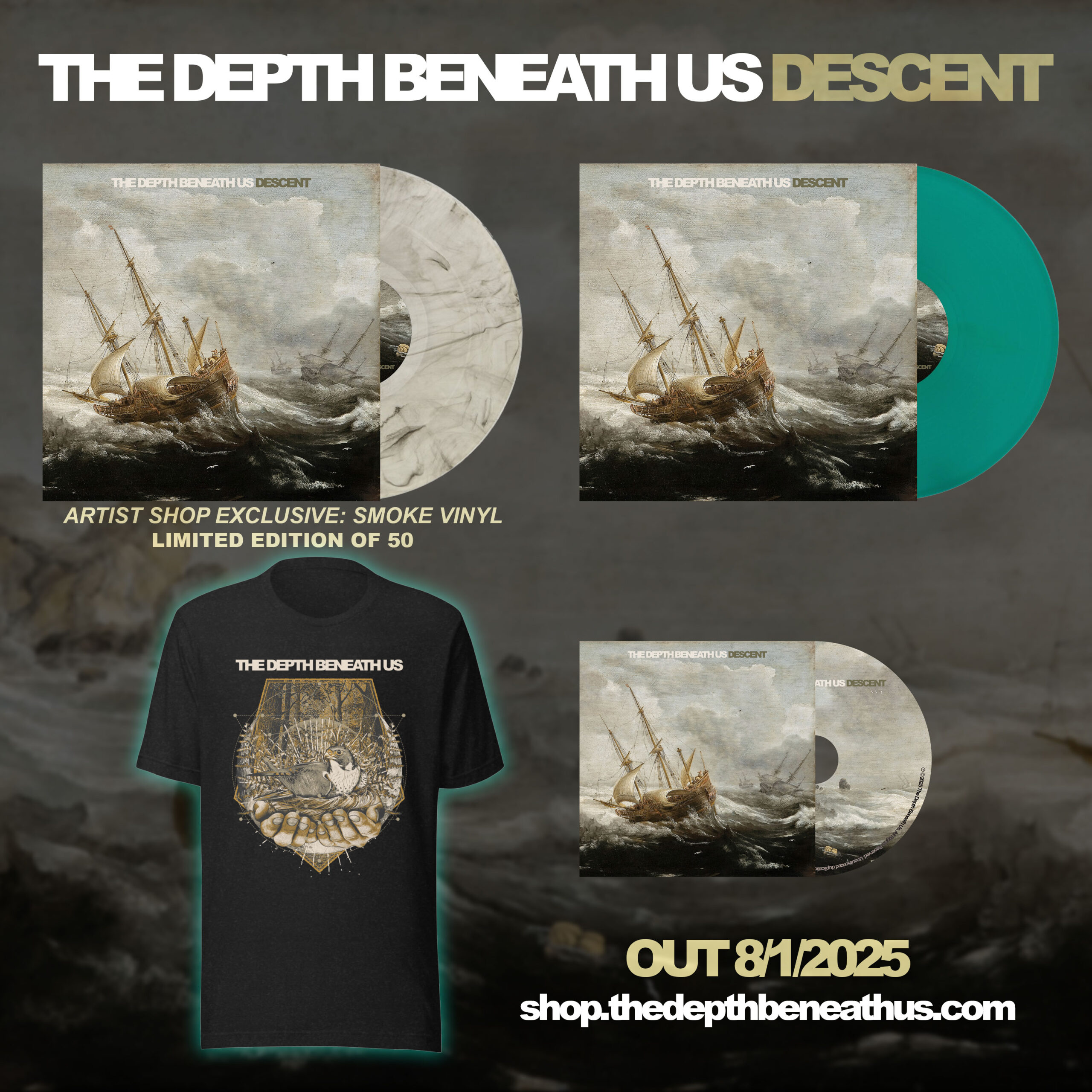 Descent - Vinyl / CD / T-Shirt - Merch Pre-order